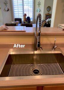 plumber to install a new kitchen sink in Chandler, AZ.