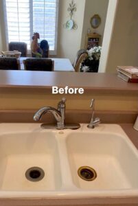 kitchen sink repair in Chandler, AZ.