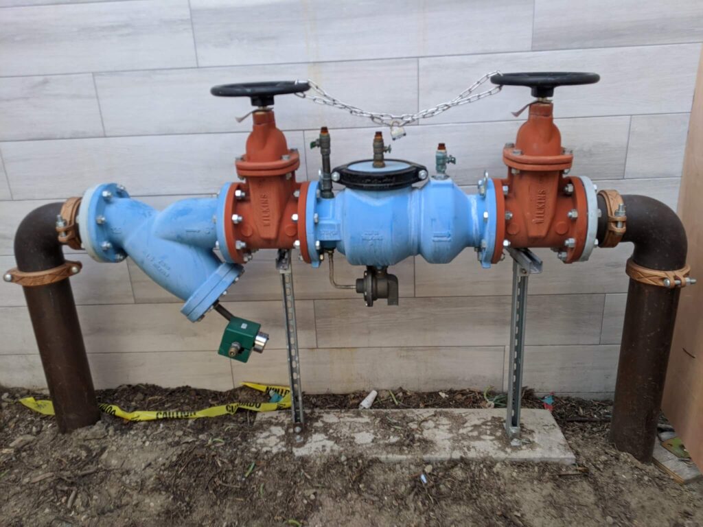 backflow prevention commercial plumber in Chandler, Arizona.