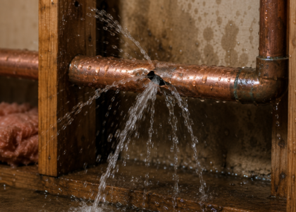 Fixed Burst Pipe water leak in showlow, az